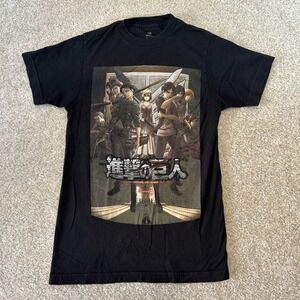 Attack on Titan Season‎ 3 Anime Graphic T Shirt Black XS Ripple Junction